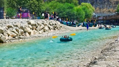 Ringo Rafting in Saklıkent (A Joyful Drift on Cool Waters)